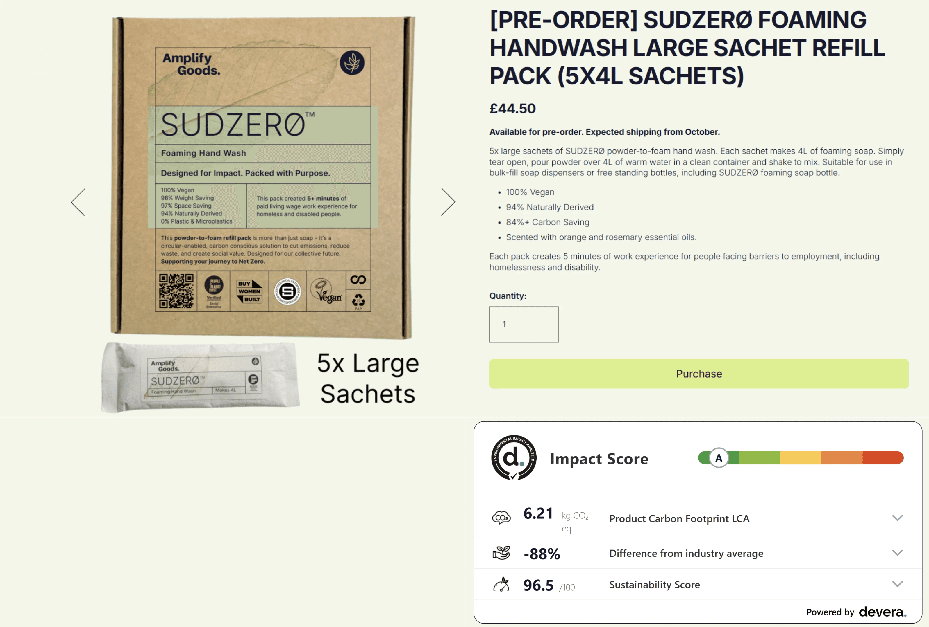 Amplify Goods sustainable cosmetics